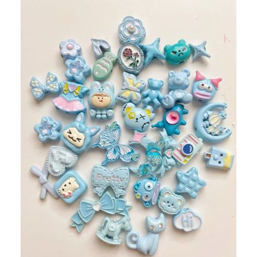 Lot D Accessoires Breloques Perles Pour Loisirs Creatifs Diy En Alliage Ideal Pour Bijoux Et Scrapbooking