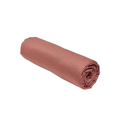 Drap Housse 2 Personnes Uni Coton 140x200 Cm