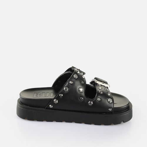 Mules Femme Buffalo Raya Ari Stud - Vegan Nappa