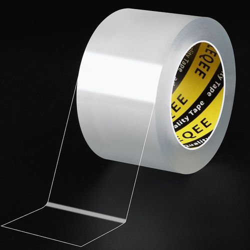 Bande d'étanchéité pour fenêtre-Transparent-50 mmx3 m-Pour fenêtre et porte-Bloqueur de porte-Épaisseur : 0,5 mm