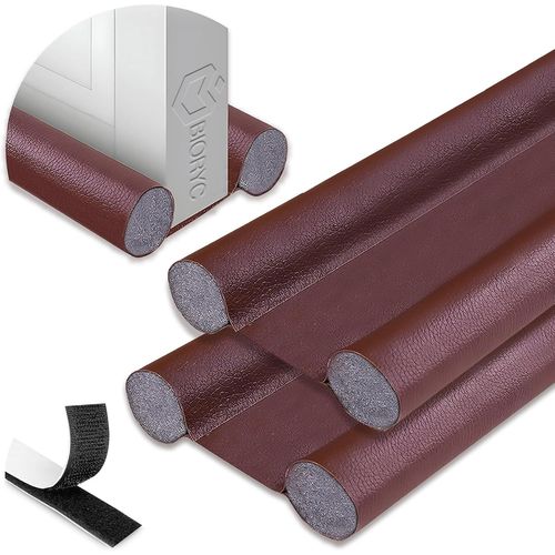 (x2) Boudin de porte d'entrée en mousse EVA compatible avec portes blindées (5,5 cm de large)|Boudin bas de porte avec fonction d'isolation thermique froide et chaude et isolant acoustique.[V85]