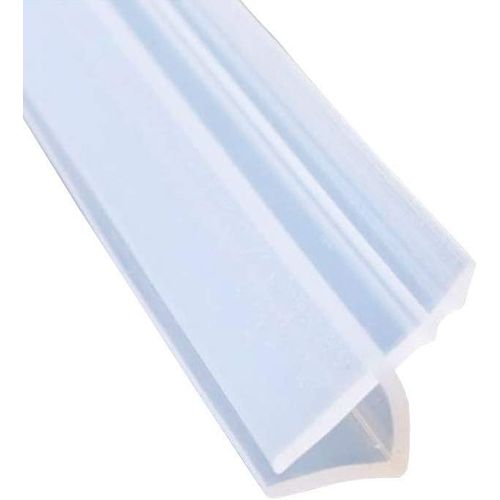 joint de porte de bain paroi de douche joint de fenêtre incurvé forme droite ou incurvée appartement caoutchouc verre bas Météo 8mm 78"" pouces Forme de H