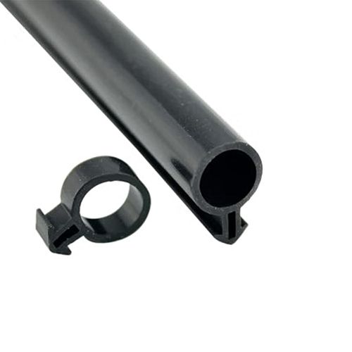 Joint de fenêtre de type O,10 m,pour porte,balcon,lumière supérieure,vitre,boudin de traction d'air,en plastique,noir-10 mm