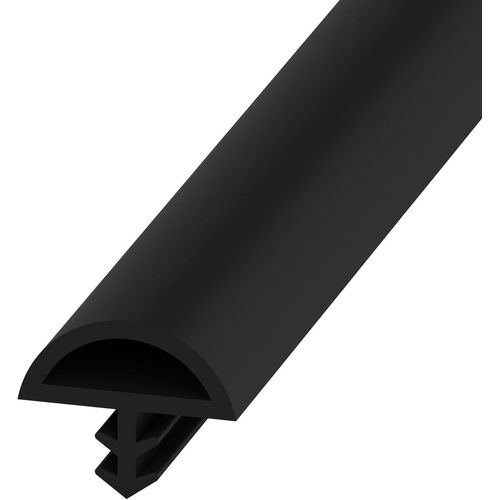 Joint de porte d'intérieur-Joint de porte contre les courants d'air-Isolation phonique-Pour portes et fenêtres (noir,12 × 5 mm,10 m)