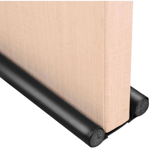 2 Pièce Boudin de Porte Isolant Froid 96cm Bas de Porte Anti Bruit Boudin de Porte Double Coussin de Porte Ajustable Boudin Porte Isolation Door Draft Stopper