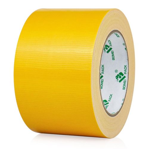 Ruban adhésif jaune large renforcé 75 mmx30 m Ruban Gaffer pour fixation de réparations,bricolage,réparation de livres,couture de tapis,scellage de boîtes