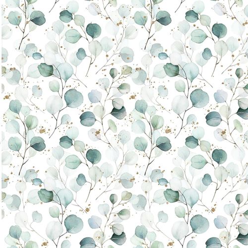 Store Tissu en jersey de coton à coudre-1 m-Vendu au mètre-Eucalyptus JB078