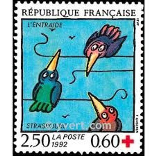 Au Profit De La Croix Rouge : L'Entraide Année 1992 N° 2783 Yvert Et Tellier Luxe