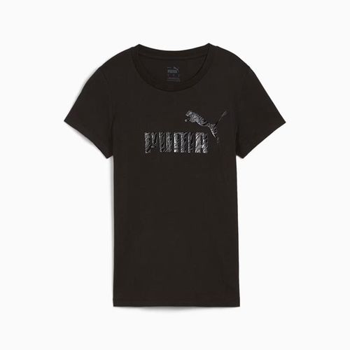 Tee Shirt Manches Courtes Puma W Ess+Ani Tee Noir M