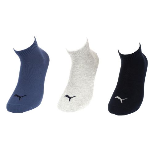 Socquettes Chaussettes Puma Soq. Bleu/Grs Tripack Multicolor 35-38