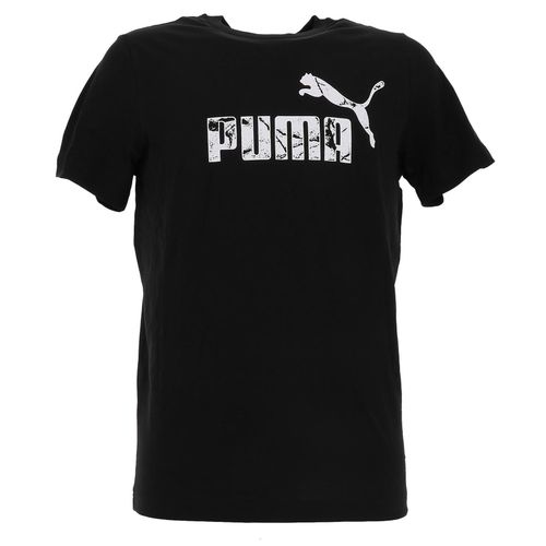 Tee Shirt Manches Courtes Puma Graphics No.1 Logo T Noir L