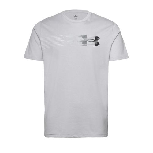 Tee Shirt Manches Courtes Under Armour Ua M Lc Fly In Logo Ss Gris Clair S