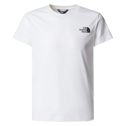 Tee Shirt Manches Courtes The North Face B Redbox S/S Tee Blanc 10-12 Ans