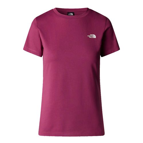 Tee Shirt Manches Courtes The North Face W S/S Simple Dome Slim Tee Violet Xs