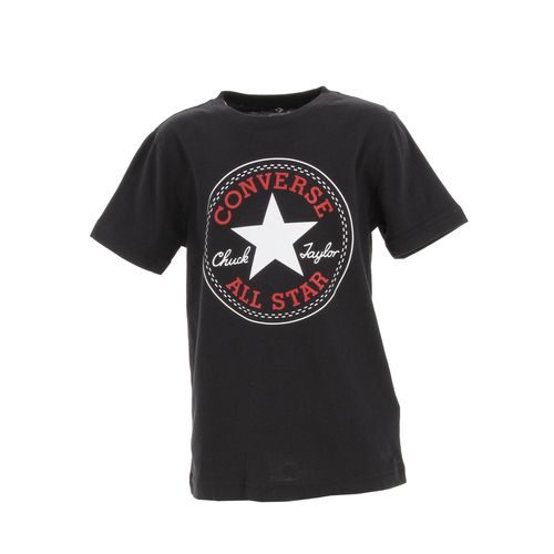 Tee Shirt Manches Courtes Converse Cnvb Chuck Patch Tee Noir 12-13 Ans