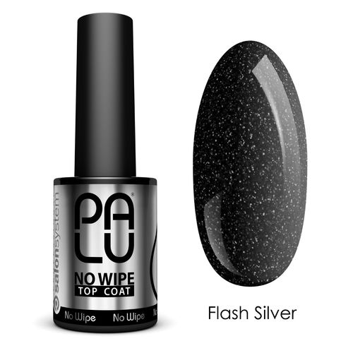 Palu Top No Wipe Avec Glitter Flash Silver 11g 