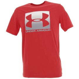 Tee Shirt Manches Courtes Under Armour Ua Boxed Rge Mc Tee Rouge L