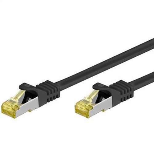 EFB-Elektronik - Cordon de raccordement - RJ-45 (M) pour RJ-45 (M) - 30 m - SFTP - CAT 7 (câble)/CAT 6a (connecteurs) - sans halogène, moulé - noir