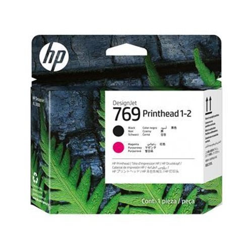 HP 769 - Pack de 2 - noir, magenta - original - DesignJet - tête d'impression - pour DesignJet XL 3800, 3800 PostScript