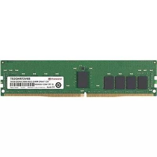Transcend - DDR4 - module - 16 Go - DIMM 288 broches - 2666 MHz / PC4-21300 - CL19 - 1.2 V - mémoire enregistré - ECC