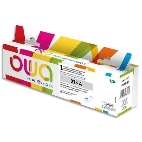 OWA - 47 ml - cyan - compatible - remanufacturé - cartouche d'encre (alternative pour : HP F6T77AE) - pour HP PageWide 352, 377, MFP 377; PageWide Pro 452, 477, 552, 577, MFP 477