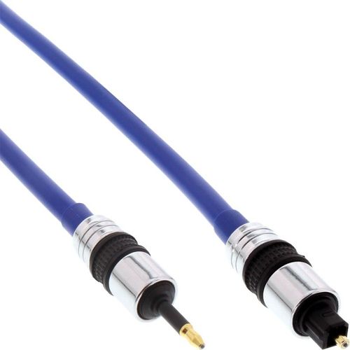 InLine Premium - Câble audio numérique (optique) - TOSLINK mâle pour mini TOSLINK mâle - 5 m
