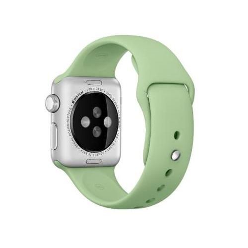 Apple 38mm Sport Band - Bracelet De Montre Pour Montre Intelligente - Taille P/M/L - Menthe - Pour Watch Hermès Series 7, Hermès Series 9, Nike Series 7, Series 10, Series 8, Series 9