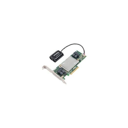 Microchip Adaptec 81605Z - Contrôleur de stockage (RAID) - 16 Canal - SATA 6Gb/s / SAS 12Gb/s - profil bas - RAID RAID 0, 1, 5, 6, 10, 50, 1E, 60 - PCIe 3.0 x8