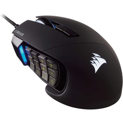 CORSAIR Gaming SCIMITAR PRO RGB MOBA/MMO - Souris - optique - 17 boutons - filaire - USB - noir