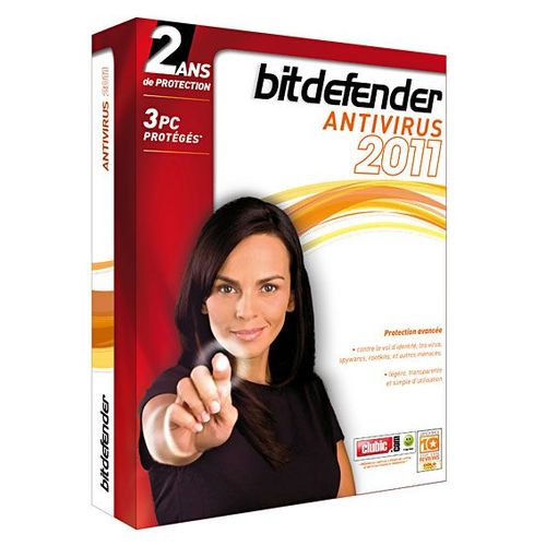 Bitdefender Antivirus 2011 - Version Boîte (2 Ans) - 3 Pc - Win)