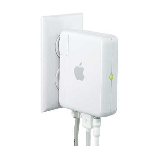 Apple AirPort Express Base Station with AirTunes - Borne d'accès sans fil - Wi-Fi - 2.4 GHz - pour PowerBook G4