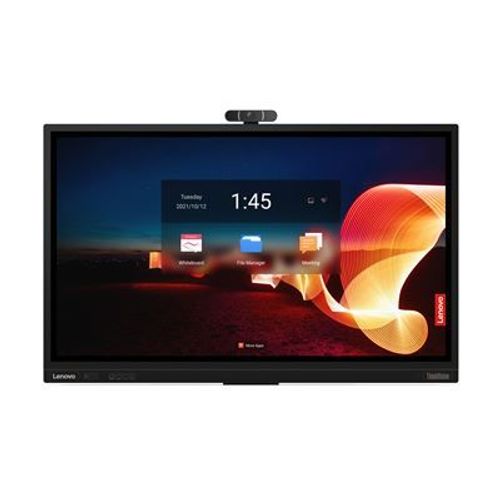 Lenovo ThinkVision T65 - 65" écran LCD rétro-éclairé par LED - interactive - avec écran tactile (multi tactile) / array de 8 microphones / caméra 4K détachable - Android - 4K...