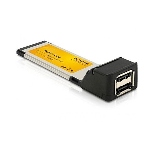 Delock - Contrôleur de stockage - 2 Canal - eSATA 6Gb/s - ExpressCard/34