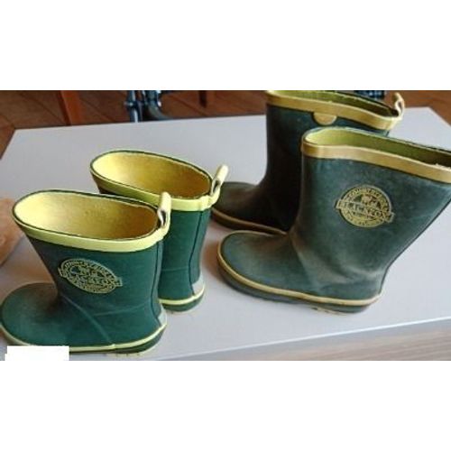 2 Paires De Bottes Enfant Blackfox Tailles 22,5 Et 25