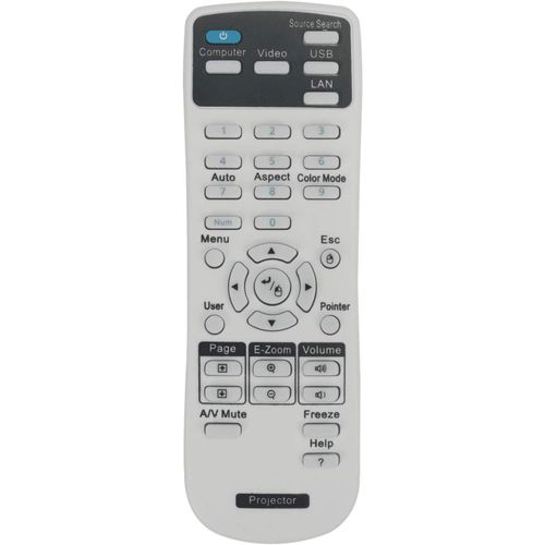 Télécommande de rechange pour projecteur Epson EB-108 W01 W02 W12 X27 X29 X30 H719A H719B H719C H720A H534B H670A H670B H670C H671A H671B 425W 430 435 W 1 776 W 945 H 955 WH 965 H 98 H