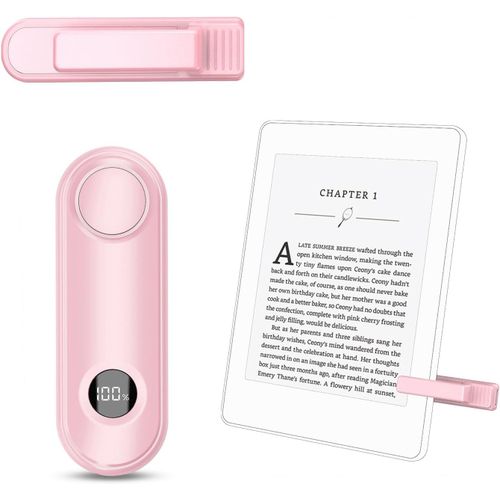 RF Télécommande Tourne Pages pour Kindle Paperwhite Scribe Oasis Kobo, Tourne-Page pour iPhone, iPad, tablettes Android déclencheurs à Distance, Rose