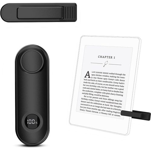 RF Télécommande Tourne Pages pour Kindle Paperwhite Scribe Oasis Kobo, Tourne-Page pour iPhone, iPad, tablettes Android déclencheurs à Distance, Noir