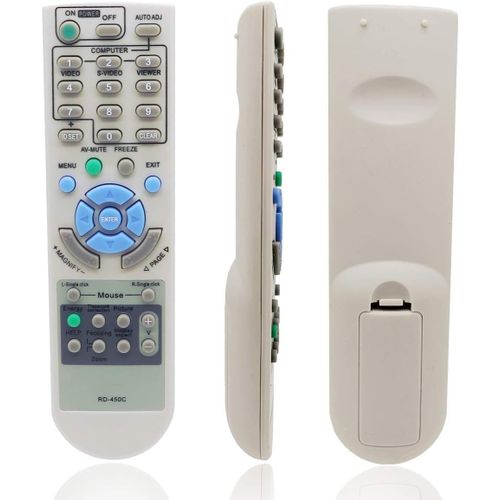 Télécommande de Vidéoprojecteur pour NEC M260W M260X M271X M300W M300X M311W M311X M350X M361X M420X P350W P350X P401W P420X P451X P501X PE401H U250X U260W U300X U310W UM280W UM280X UM330W