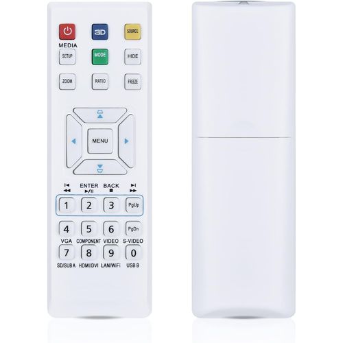 E-26091 E-26171 Télécommande de Rechange pour projecteur Acer Compatible avec E-26091 E-26171 RC-JSE28-190 H7532BD E152D HE-812 H6510BD PE-X23 P1273 P1341W H533 60BD
