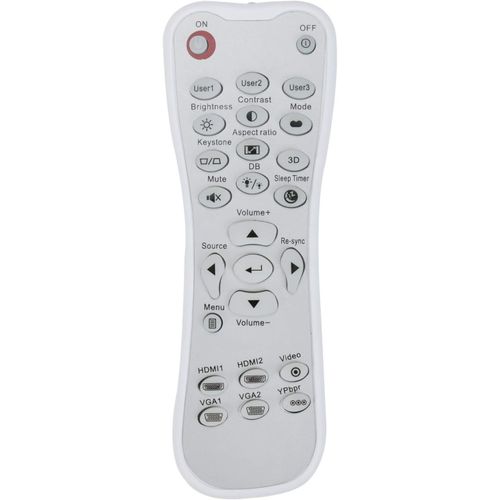 Q3 Blanc Télécommande pour Optoma UHD300X 4K UHD 2200 pour HD143X HDMI 3000 ANSI pour UHD40 2400 4K Ultra HD Lumens Projecteur