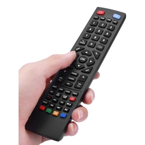 Télécommande Universelle, Remplacement du Contrôleur de Télémotel ABS Smart TV pour Alba Bush/Technika/Blaupunkt/Sharp/E-Motion
