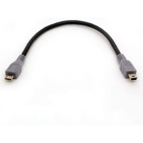 Câble adaptateur micro USB vers mini USB Micro vers Mini OTG pour appareils mobiles (20 cm)