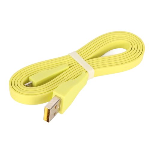 Câble de Charge pour UE Boom, Compatible avec UE Wonderboom, Megaboom et Mega Boom, Remplacement du Cordon USB A vers Micro USB de 3,9 Pieds pour Haut-parleurs (jaune fluo)