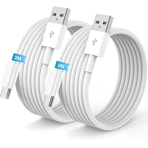 CarPlay Câble USB A vers USB C - 2M pour iPhone 16, 15 Pro Max et Plus - Compatible Samoa[:, Samsung], iPad Pro, Android - Charge Rapide [Certifié MFi]