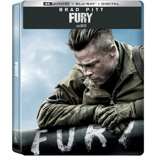 Fury (Steelbook) [Ultra Hd] With Blu-Ray, 4k Mastering, Steelbook, Subtitled, Digital Copy
