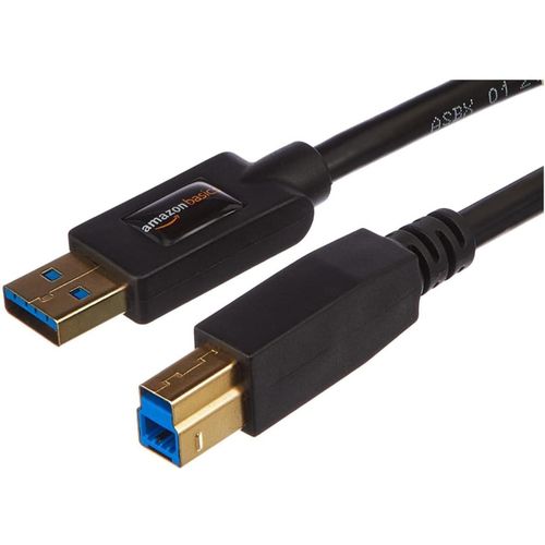 Câble USB 3.0 USB-A mâle à USB-B mâle, 1.8 m, Noir