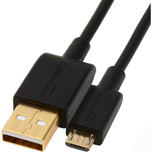 Câble USB-A vers Micro USB, 3 m, Noir pour Imprimante