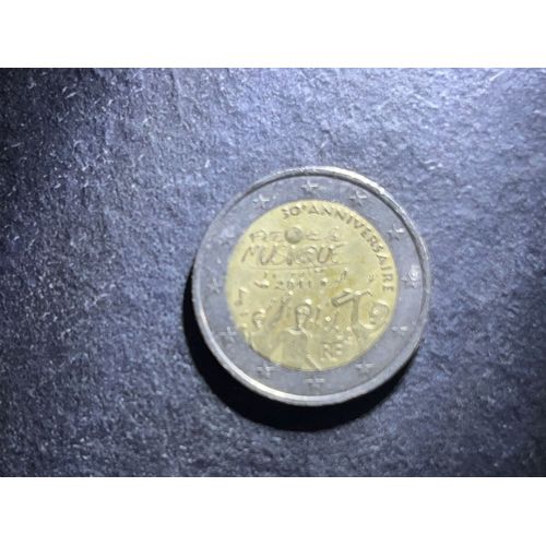 2 Euros Rare Française 30 Ieme Anniversaire De La Fete De La Musique