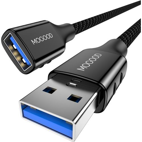 3M USB 3.0 câble d'extension USB 3.0 câble d'extension USB a mâle à femelle en nylon tressé et boîtier en alliage de zinc, lecteur de carte ultra - rapide 5Gbps, clavier