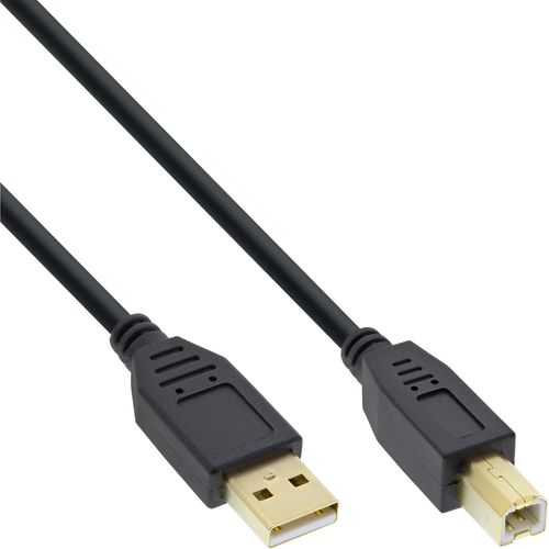 câble USB 0,3 m USB A USB B Noir